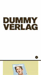 Mobile Screenshot of dummyverlag.de